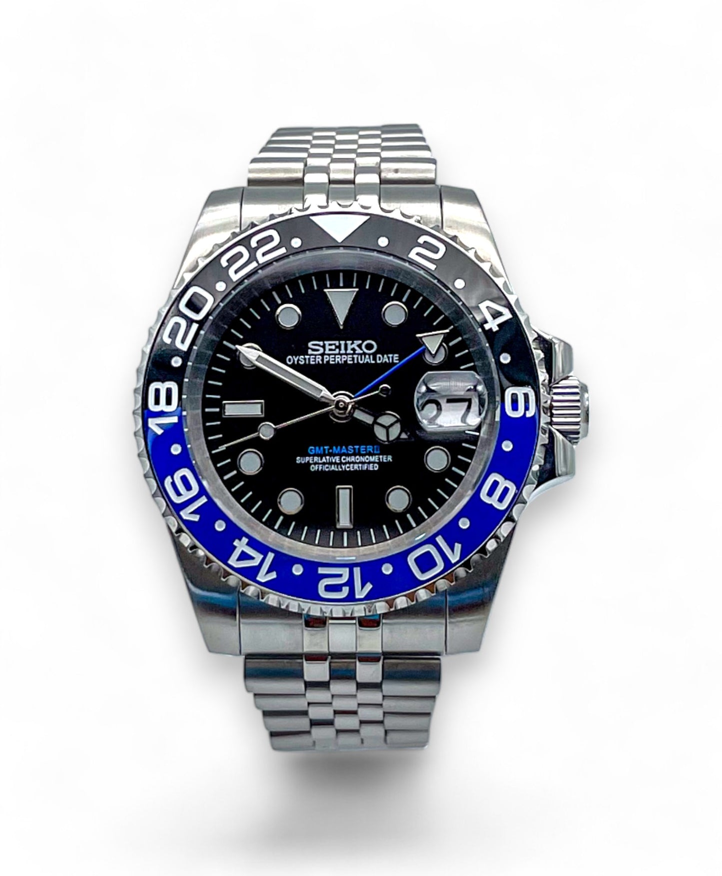 Seiko Mod - GMT II Batman