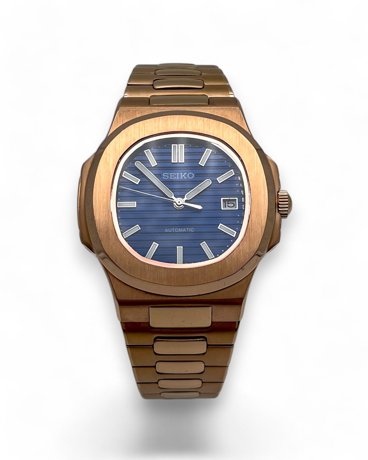 Seiko Mod - Nautilus Rose Gold